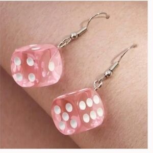 ✨ FREE Dice Game Drop Dangle Boho Peasant Hipster Hippie Art Hip Modern Earrings